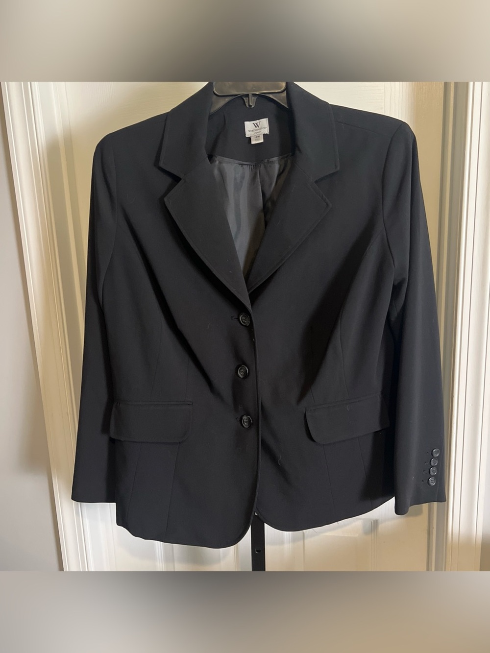 Worthington Black Women's Blazer. Size 18W Fashion Business Wear Office Wear